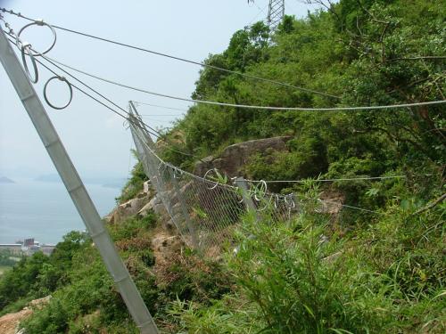 落石防護(hù)網(wǎng)的防治原則和措施